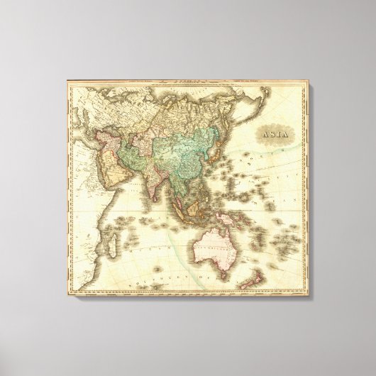 Azië 20 canvas afdruk (Voorkant)