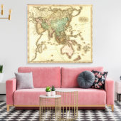 Azië 20 canvas afdruk (Insitu (Woonkamer))