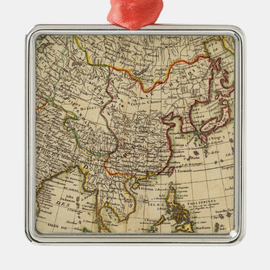 Azië 20 metalen ornament (Voorkant)