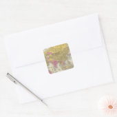Azië 20 vierkante sticker (Envelop)