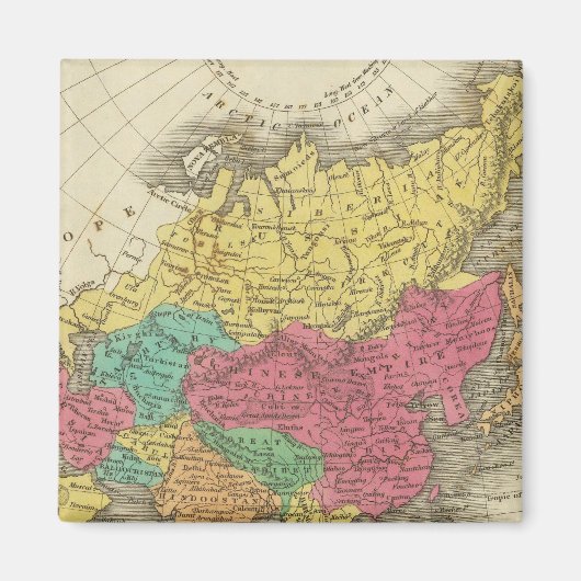 Azië 21 magneet (Voorkant)