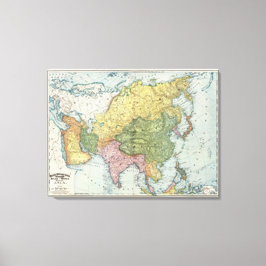 Azië 24 canvas afdruk (Voorkant)
