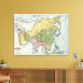 Azië 24 canvas afdruk (Insitu (Woonkamer))
