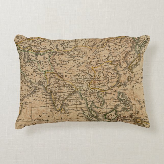 Azië 24 decoratief kussen (Voorkant)