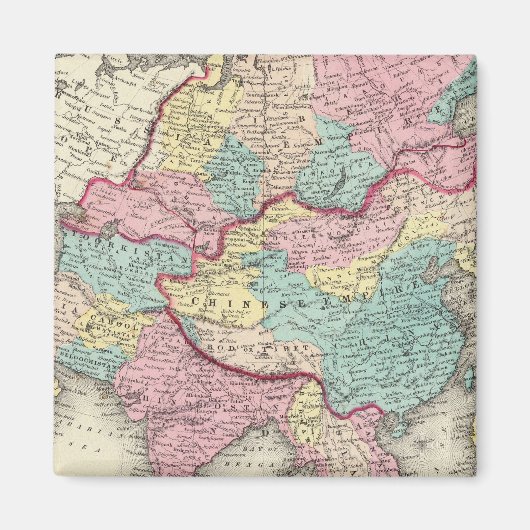 Azië 24 magneet (Voorkant)