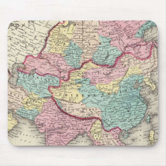 Azië 24 muismat (Voorkant)