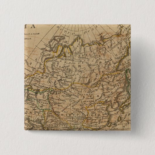 Azië 24 vierkante button 5,1 cm (Voorkant)