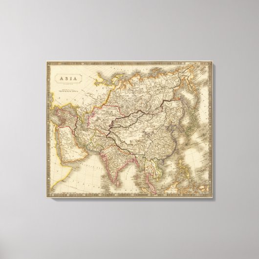 Azië 25 canvas afdruk (Voorkant)