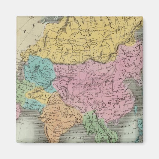 Azië 26 magneet (Voorkant)