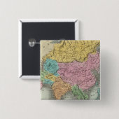 Azië 26 vierkante button 5,1 cm (Voorkant /achterkant)