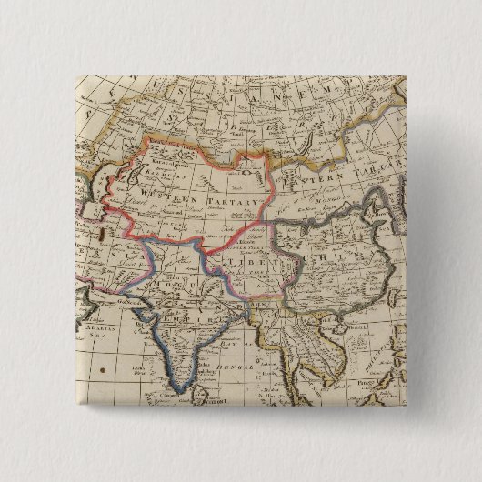 Azië 26 vierkante button 5,1 cm (Voorkant)