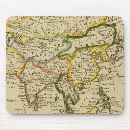 Azië 27 muismat (Voorkant)