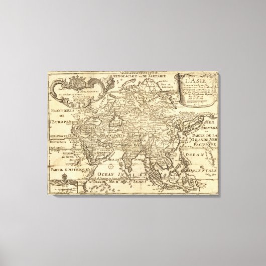 Azië 28 canvas afdruk (Voorkant)