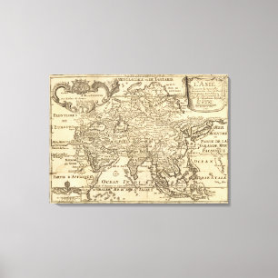 Azië 28 canvas afdruk