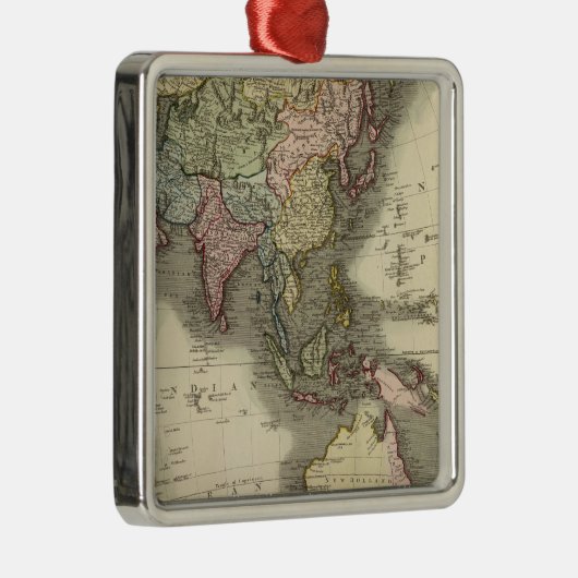 Azië 28 metalen ornament (Rechts)