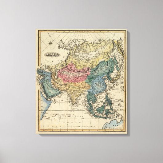 Azië 29 canvas afdruk (Voorkant)