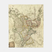 Azië 29 fleece deken (Voorkant)