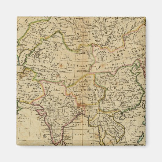 Azië 29 magneet (Voorkant)