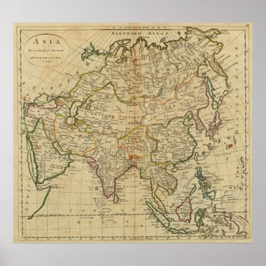 Azië 29 poster (Voorkant)