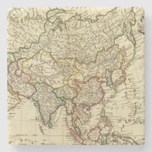 Azië 29 stenen onderzetter (Voorkant)