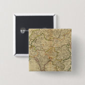 Azië 29 vierkante button 5,1 cm (Voorkant /achterkant)