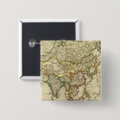 Azië 29 vierkante button 5,1 cm (Voorkant /achterkant)