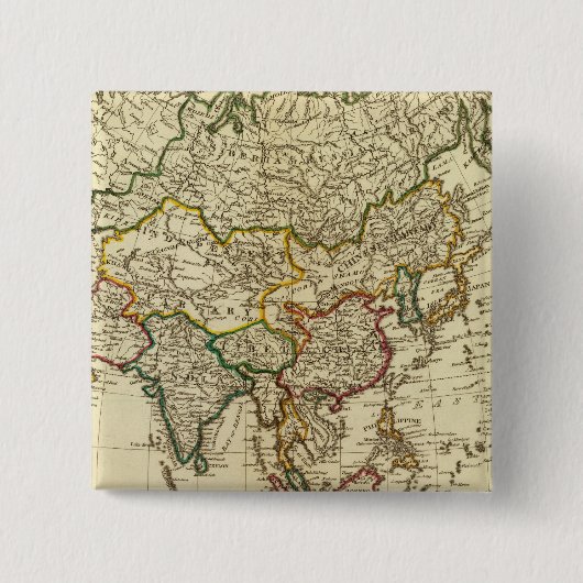 Azië 29 vierkante button 5,1 cm (Voorkant)