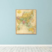 Azië 2 canvas afdruk (Insitu (Houten vloer))