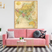 Azië 2 canvas afdruk (Insitu (Woonkamer))