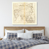 Azië 31 canvas afdruk (Insitu (Slaapkamer))