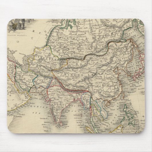 Azië 31 muismat (Voorkant)