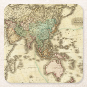 Azië 32 kartonnen onderzetters