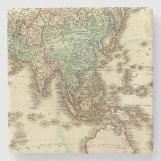 Azië 32 stenen onderzetter (Voorkant)