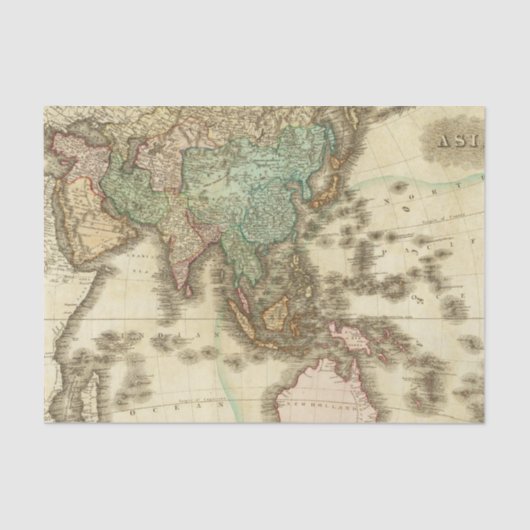 Azië 32 tissuepapier (Voorkant)