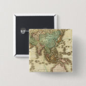 Azië 32 vierkante button 5,1 cm (Voorkant /achterkant)