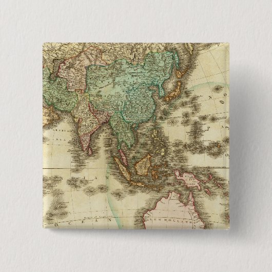 Azië 32 vierkante button 5,1 cm (Voorkant)