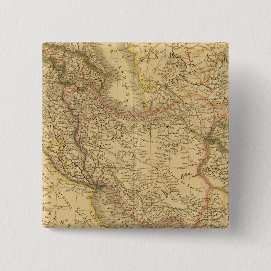 Azië 33 vierkante button 5,1 cm (Voorkant)