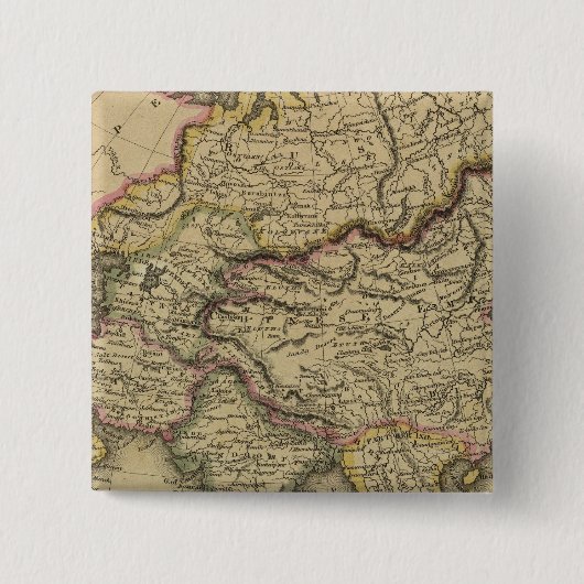 Azië 34 vierkante button 5,1 cm (Voorkant)