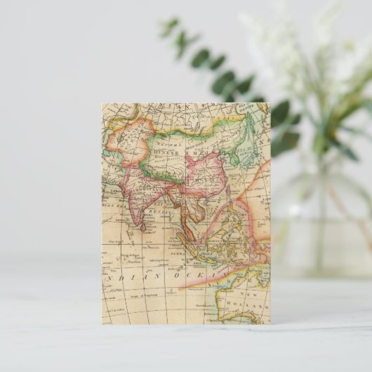 Azië 35 briefkaart (Staand voorkant)