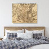 Azië 36 canvas afdruk (Insitu (Slaapkamer))