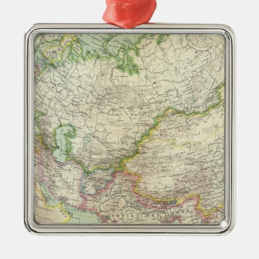 Azië 37 metalen ornament (Voorkant)