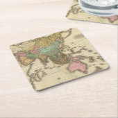 Azië 39 kartonnen onderzetters (Schuin)