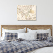 Azië 3 canvas afdruk (Insitu (Slaapkamer))