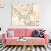 Azië 3 canvas afdruk (Insitu (Woonkamer))