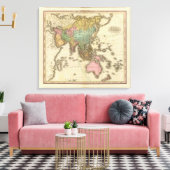 Azië 40 canvas afdruk (Insitu (Woonkamer))