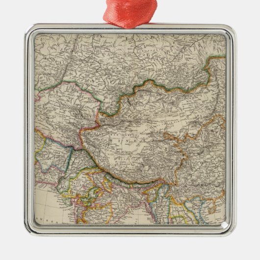 Azië 41 metalen ornament (Voorkant)