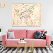 Azië 43 canvas afdruk (Insitu (Woonkamer))