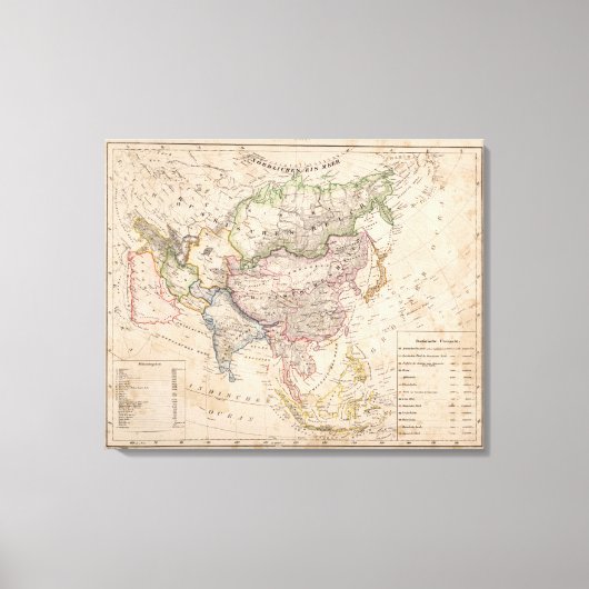 Azië 43 canvas afdruk (Voorkant)