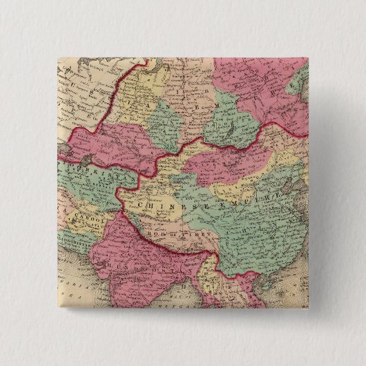 Azië 43 vierkante button 5,1 cm (Voorkant)