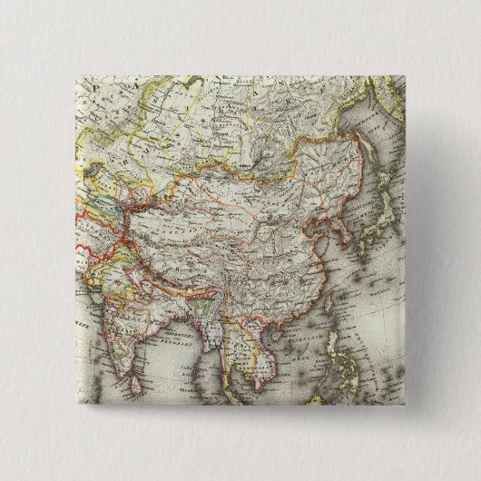 Azië 45 vierkante button 5,1 cm (Voorkant)